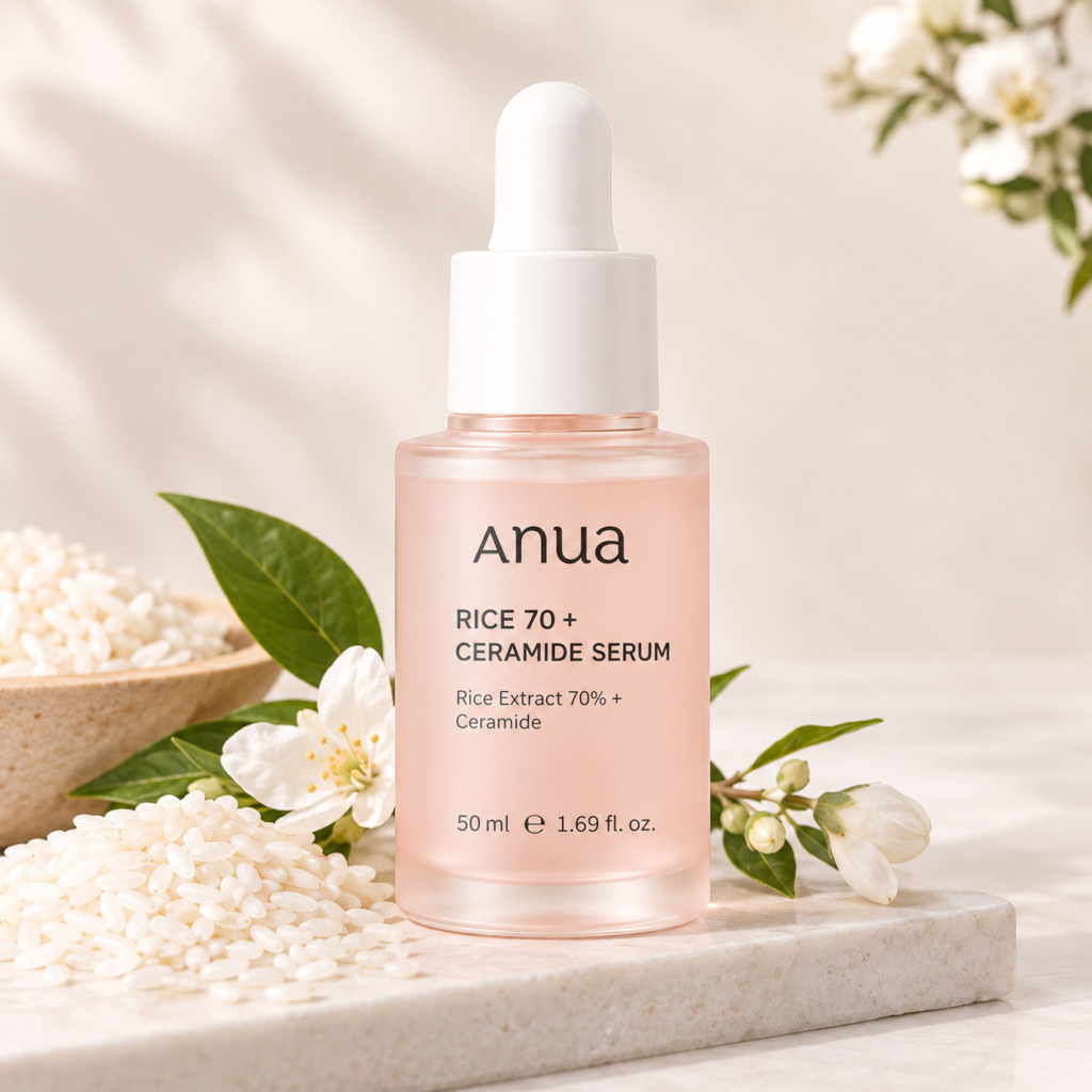 Anua Rice Ceramide Serum for Hair and Skin Care