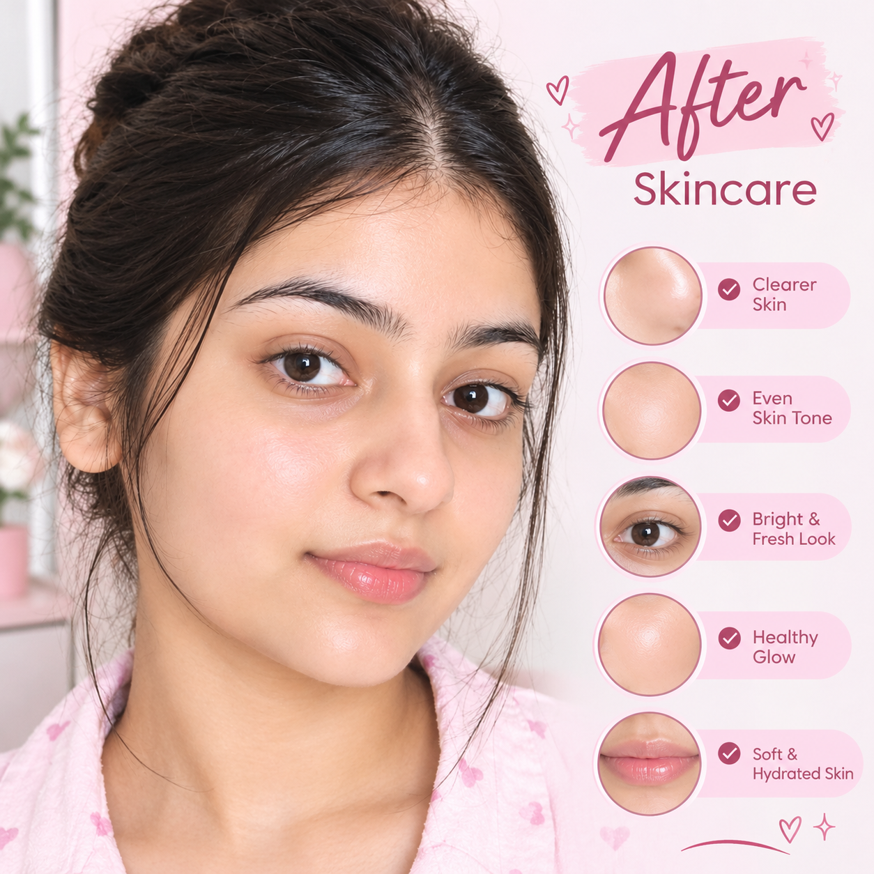 Glowing Skin After Skincare Routine Using the Best Skin Care Products